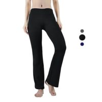 Melory Yoga Pants,Women’s Bootleg Yoga Pants Tummy Control Workout ...