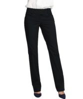 YTUIEKY Women’s Straight Pants For Work Casual Wear Stretch Black ...