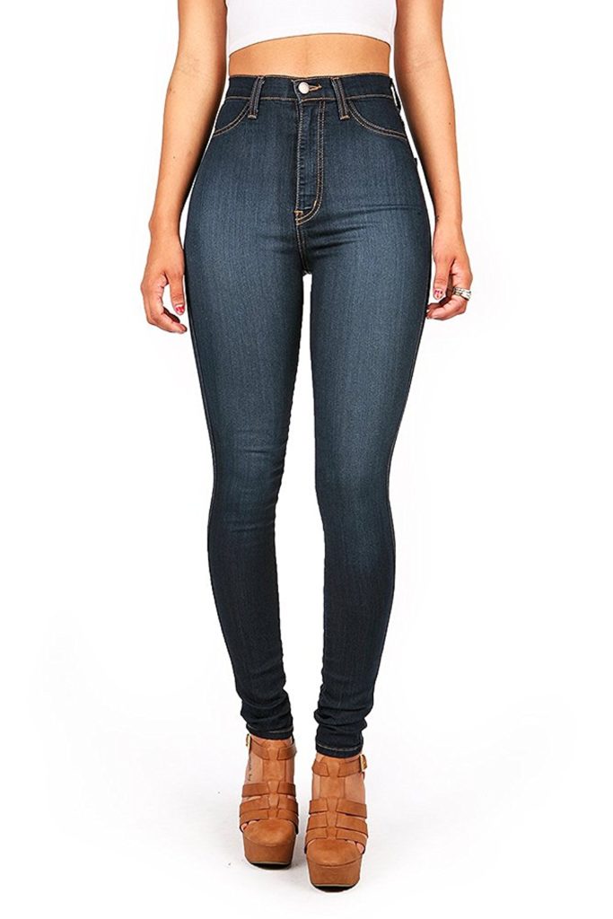 Vibrant Women’s Classic High Waist Denim Skinny Jeans – Shop2online ...