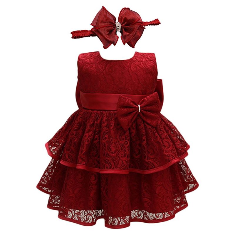 Glamulice Baby Girl Lace Party Dress Christening Baptism Girl Dresses ...