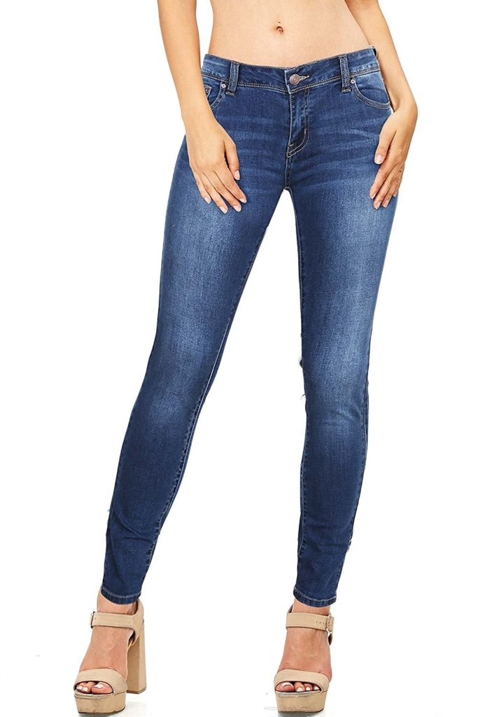Wax Women’s Juniors Basic Stretchy Fit Skinny Jeans – Shop2online best ...