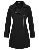 GRACE KARIN Women Long Sleeve Casual Zipper Jacket Coat CLAF0243 ...