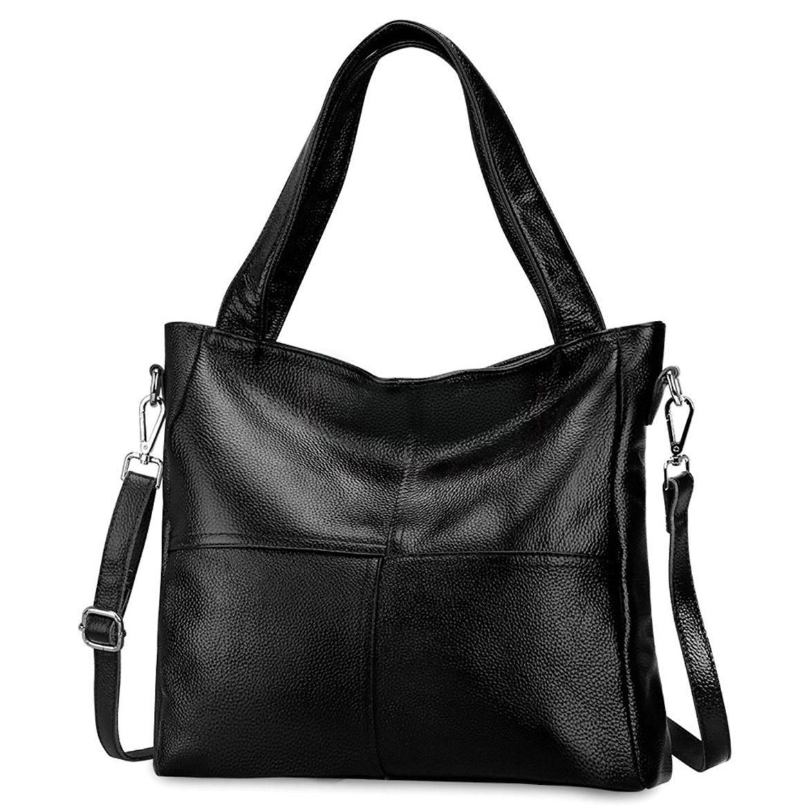 S-ZONE Women’s Genuine Leather Large Tote Handbag Shoulder Crossbody ...