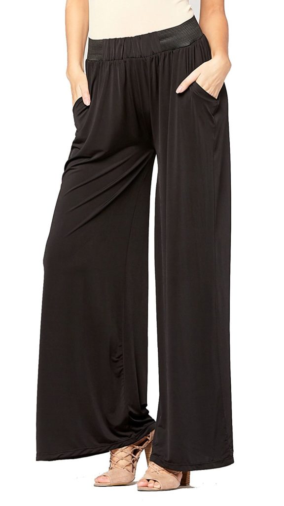 Conceited Premium Women’s Palazzo Pants With Pockets – High Waist ...