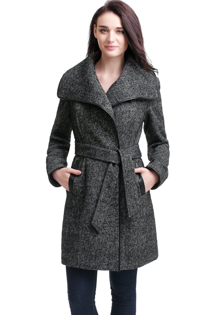 BGSD Women’s Etta Wool Blend Wrap Coat (Regular & Plus) – Shop2online ...