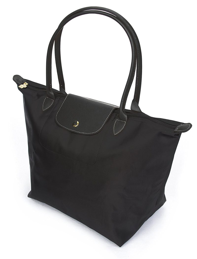 Korvara Nylon Tote Bag – Premium Nylon & Vegan Saffiano Leather ...
