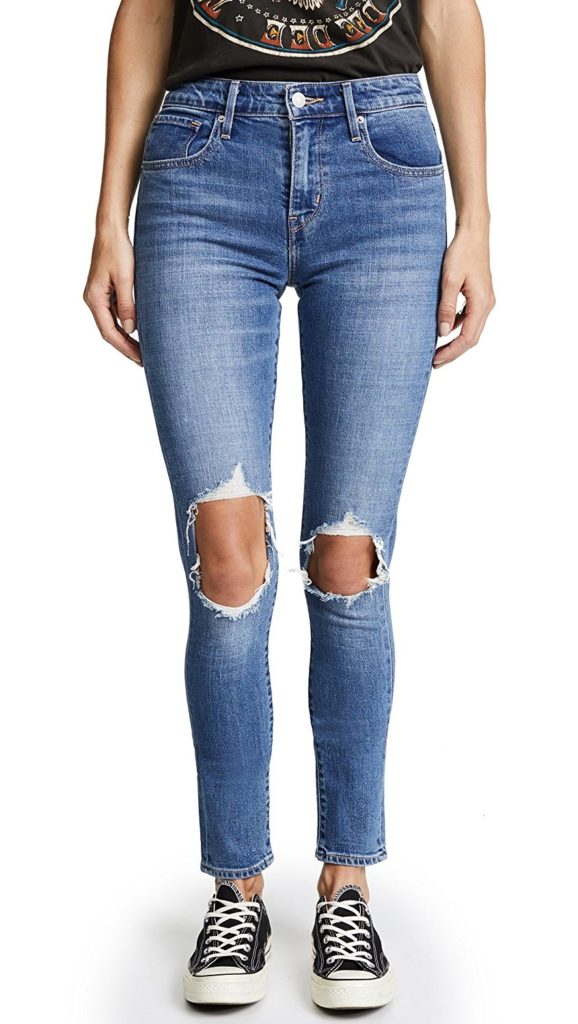 Levi’s Women’s 721 High Rise Distressed Skinny Jeans – Shop2online best ...