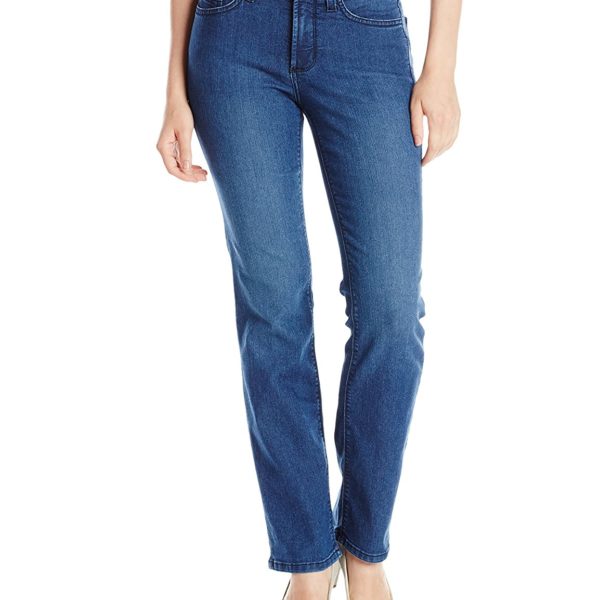 NYDJ Women's Petite Hayley Straight Jean with Five-Pocket Styling ...