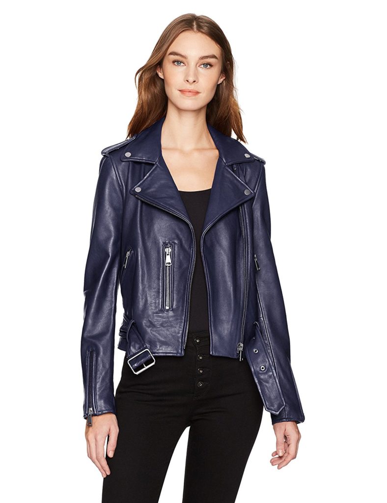Bagatelle.NYC Women’s Washed Leather Biker Jacket – Shop2online best ...
