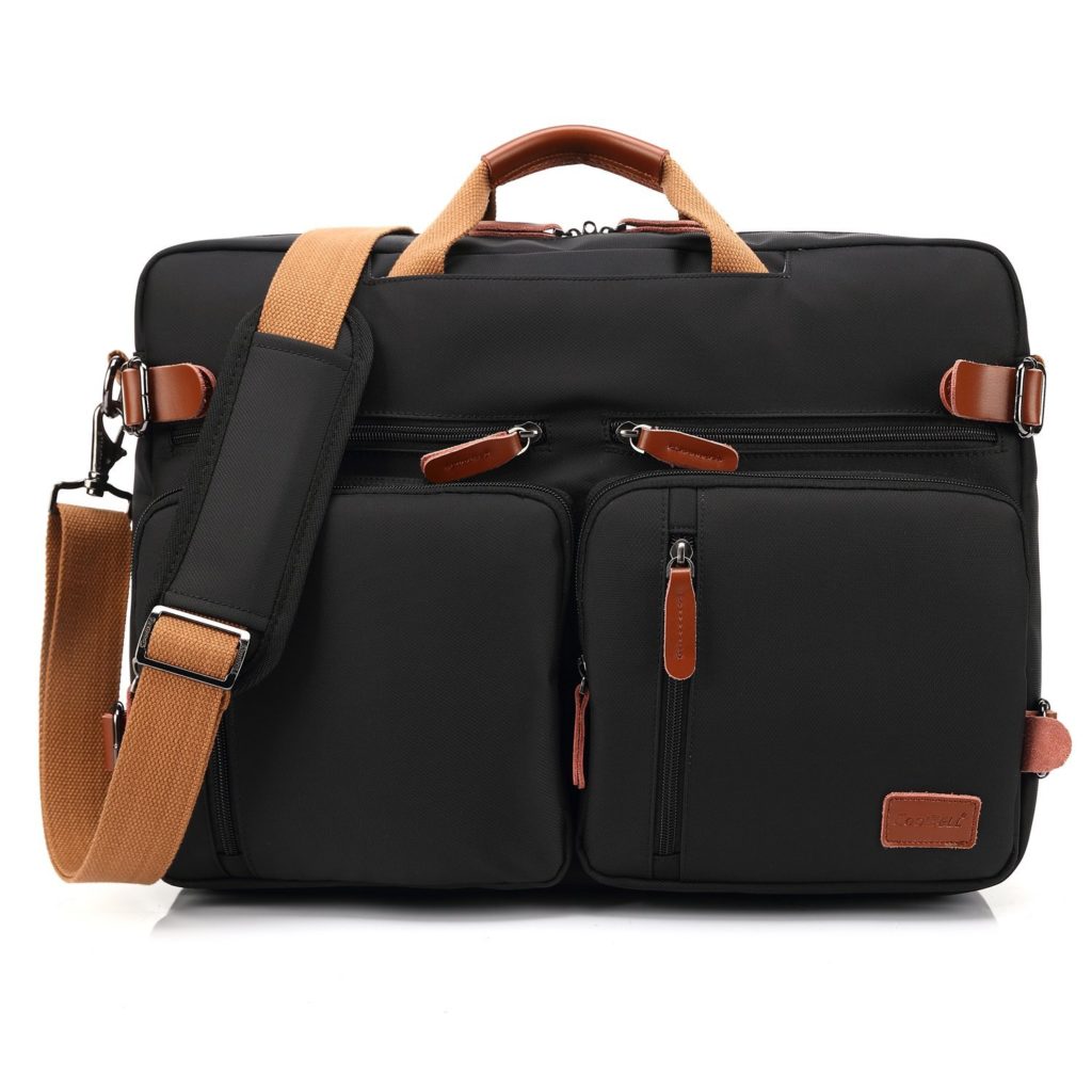 convertible backpack messenger travel bag