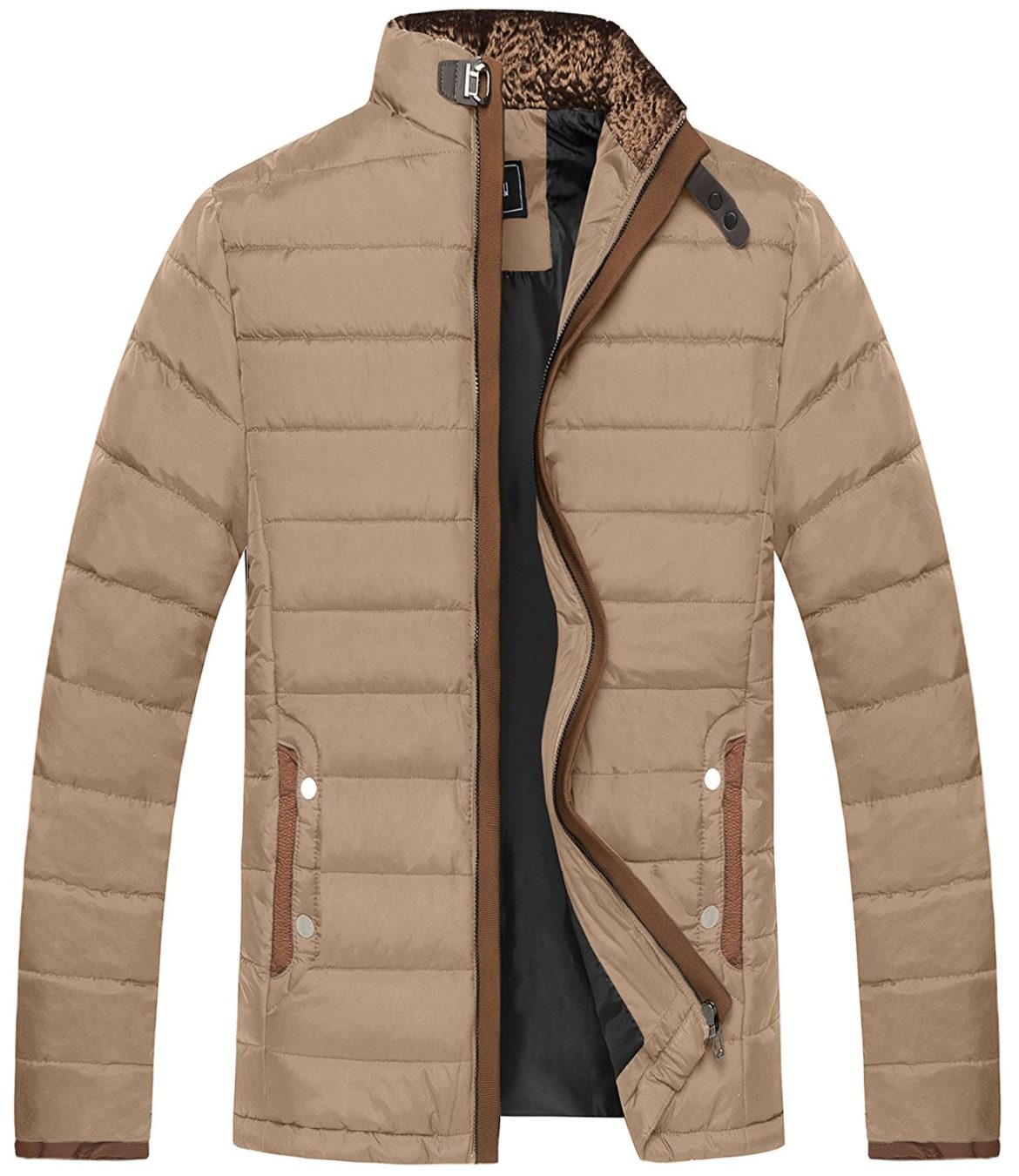 ZSHOW Men’s Winter Thicken Cotton Quilted Jacket Cotton-padded Jacket ...
