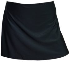 Gabrielle-Aug Women’s Solid Black Sports Skirt Bottom Swimsuit(FBA ...