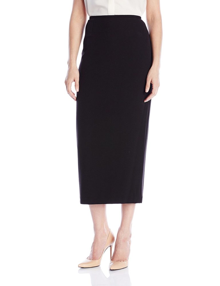 Kasper Women’s Stretch Crepe Column Skirt – Shop2online best woman's ...