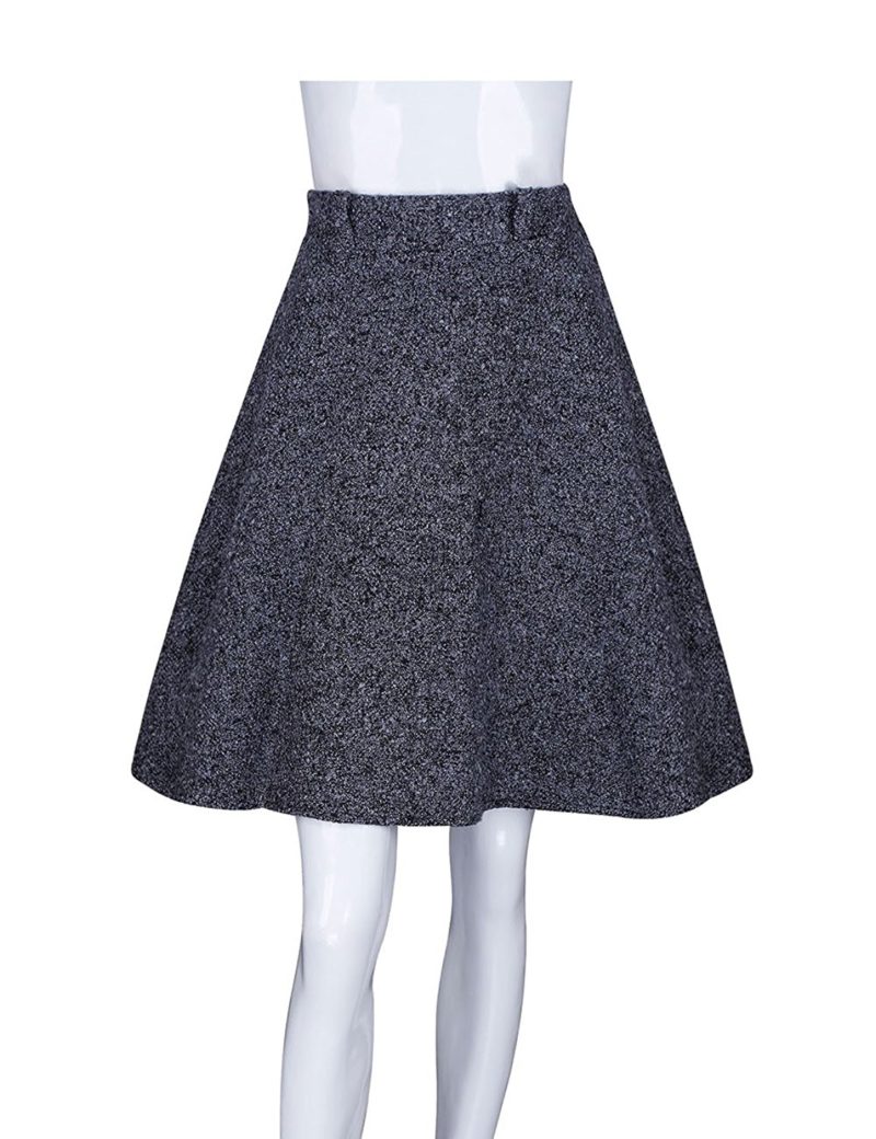 ADAMARIS Women’s Basic Warm Wool Stretchy A-Line Skirt – Shop2online ...